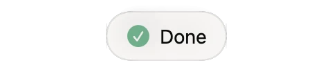 The pill when the text is ready